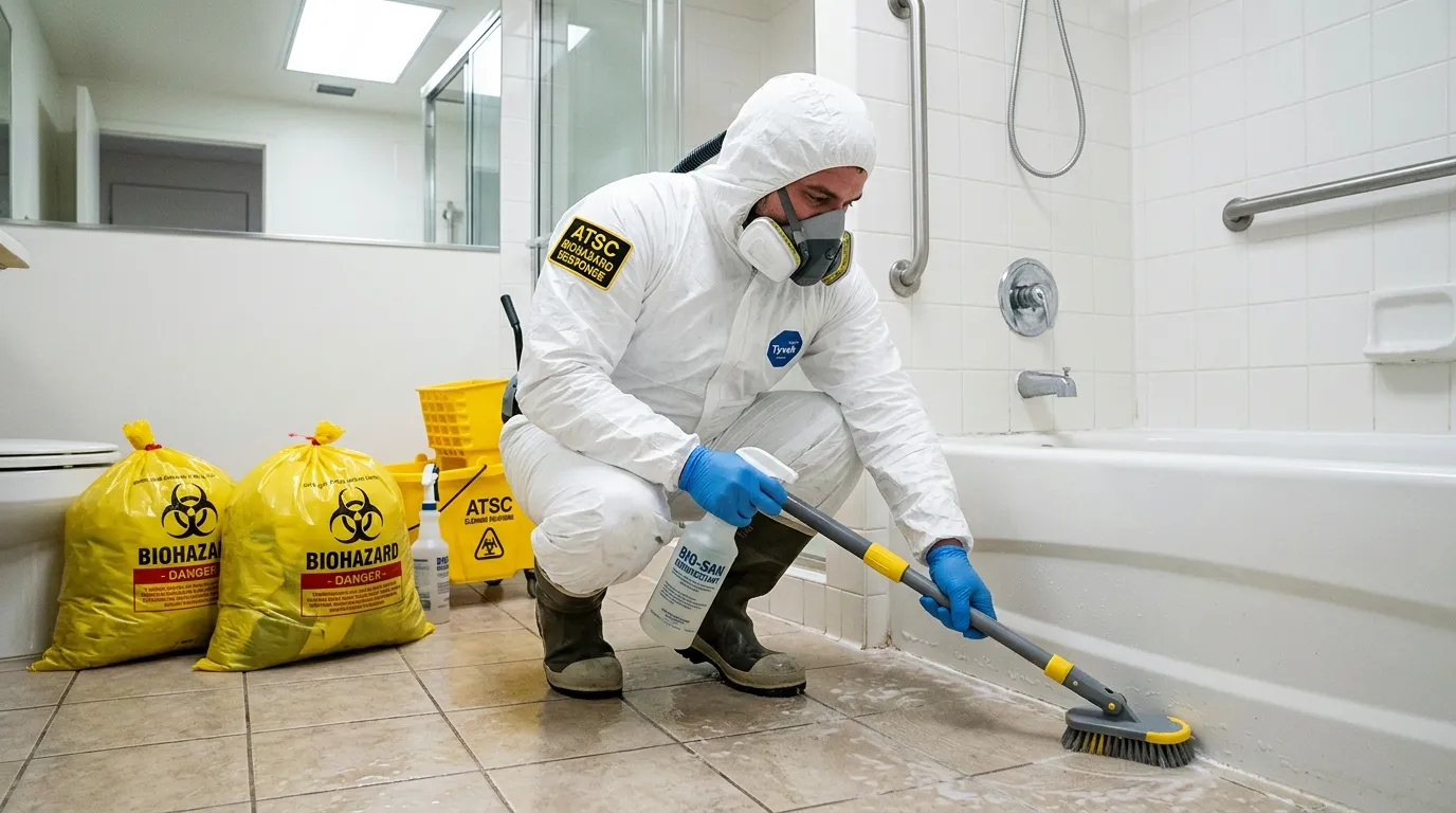 Decontamination equipment deployed for Blood Cleanup in Malverne